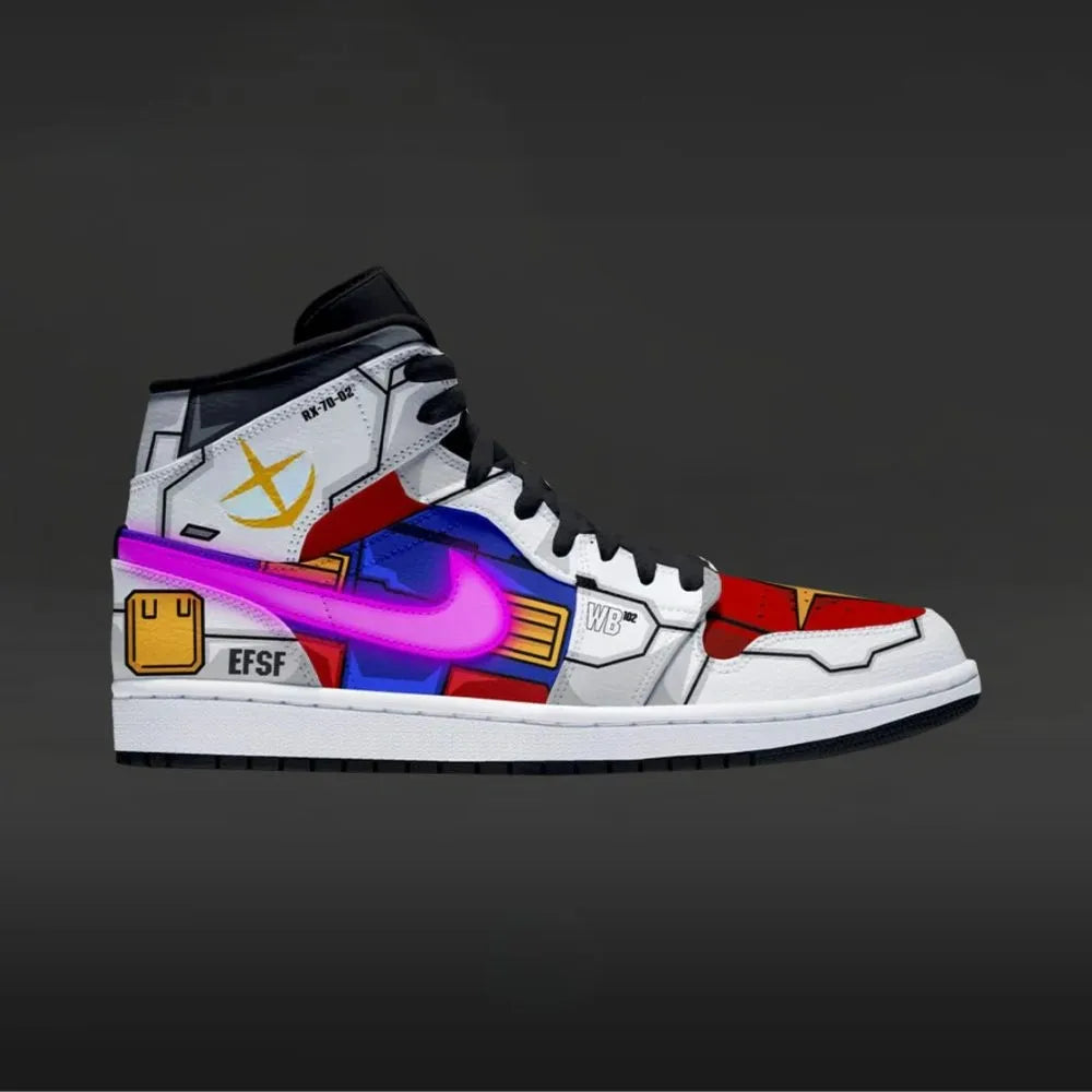 Rx 78 Gundam Custom High Top Shoes