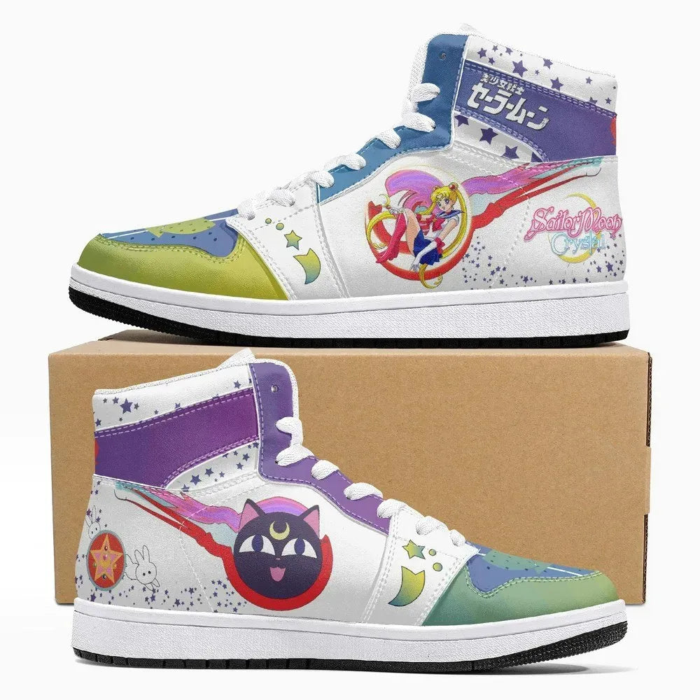 Crystal J-Force Sailor Moon Hight Top Shoes