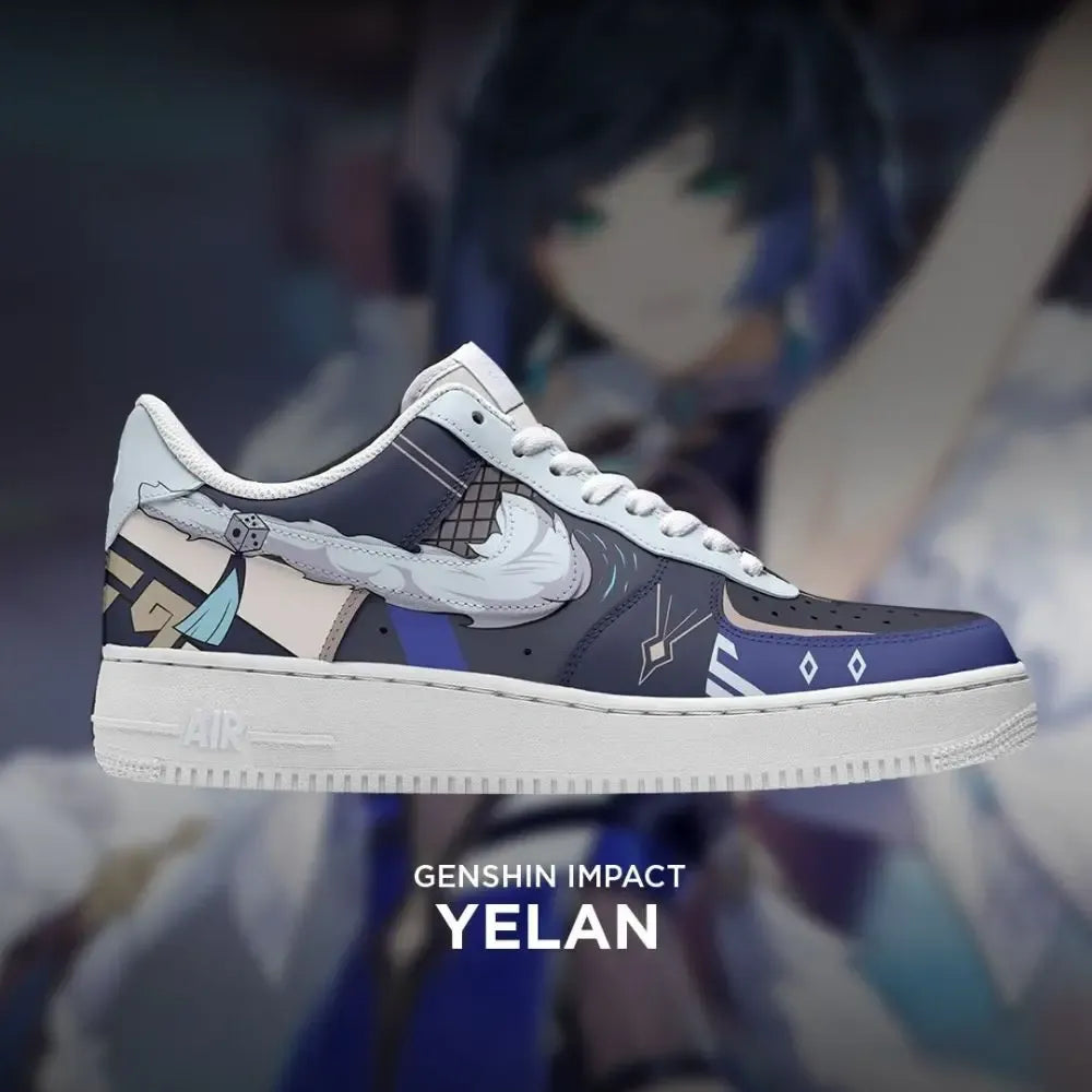 Yelan Genshin Impact Low Top Shoes