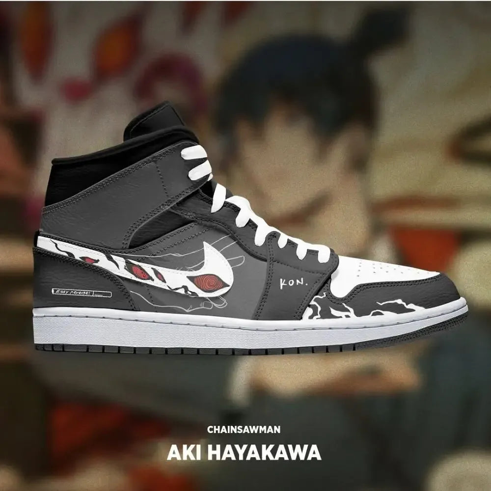 Aki Hayakawa Chainsaw Man Limited High Top Shoes