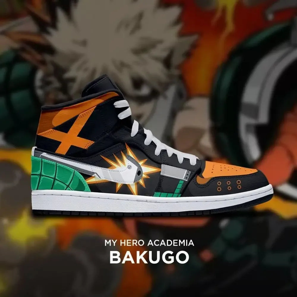 Bakugo My Hero Academia Edition High Top Shoes