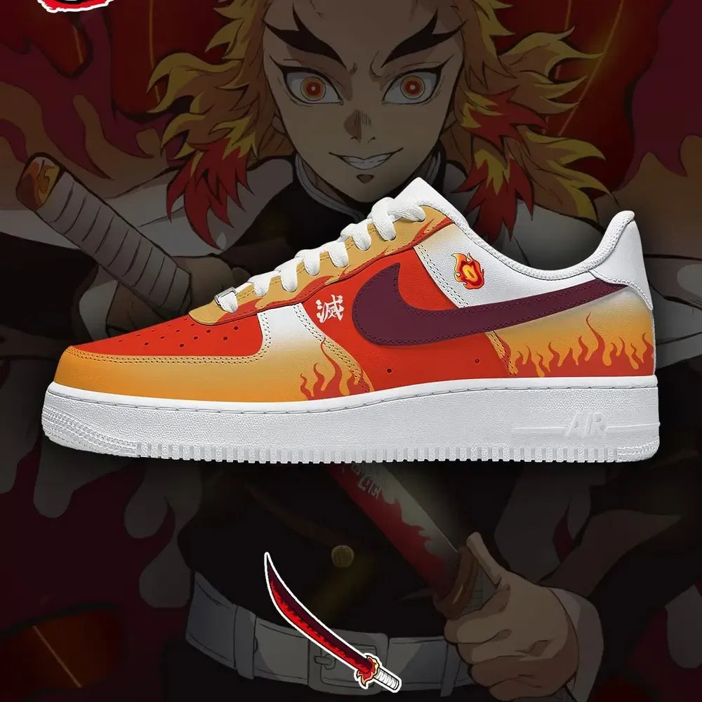 Kyojuro Rengoku V.2 Demon Slayer Special Design Low Top Shoes