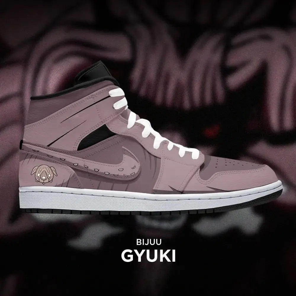Gyuki Naruto Tail Beast High Top Shoes