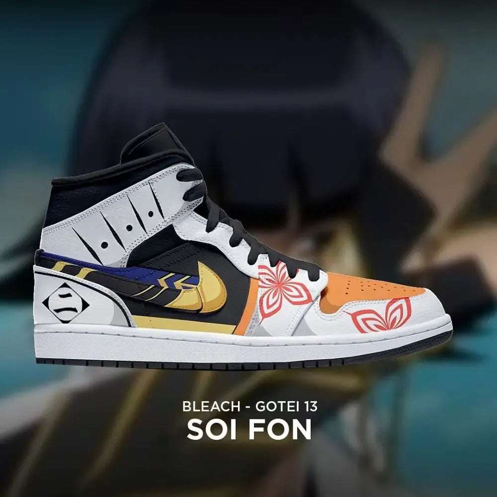 Soi Fon Bleach Gotei 13 High Top Shoes