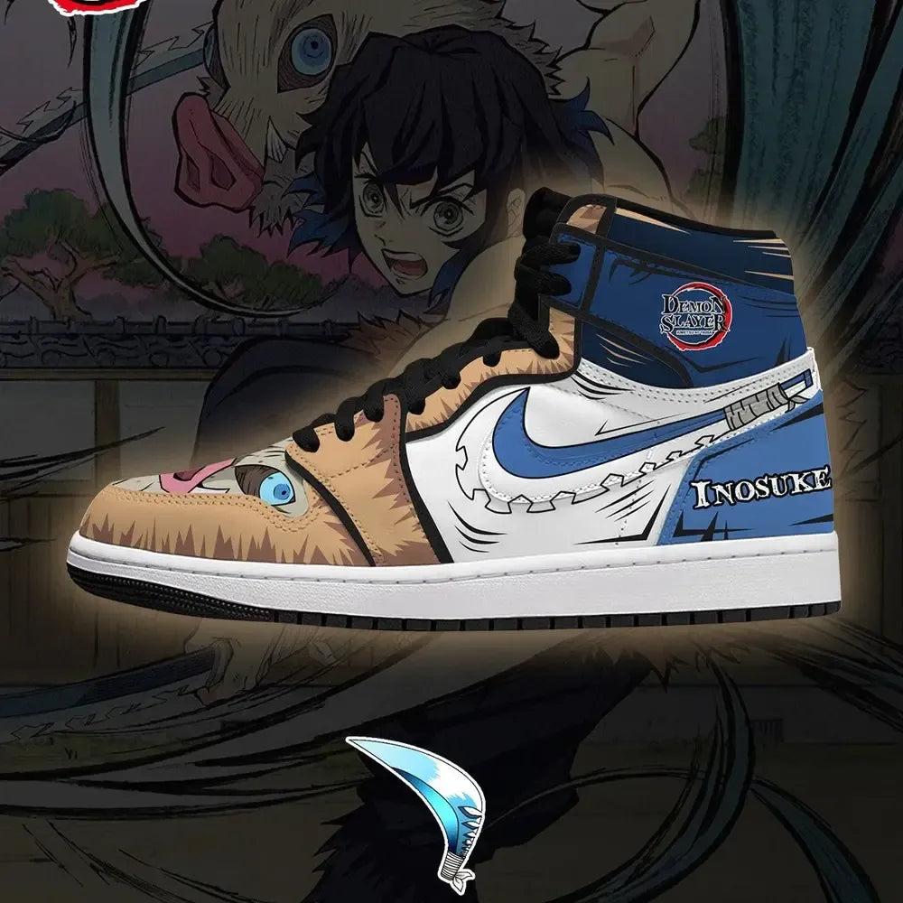 Inosuke Hashibira V.1 Demon Slayer Limited Edition High Top Shoes