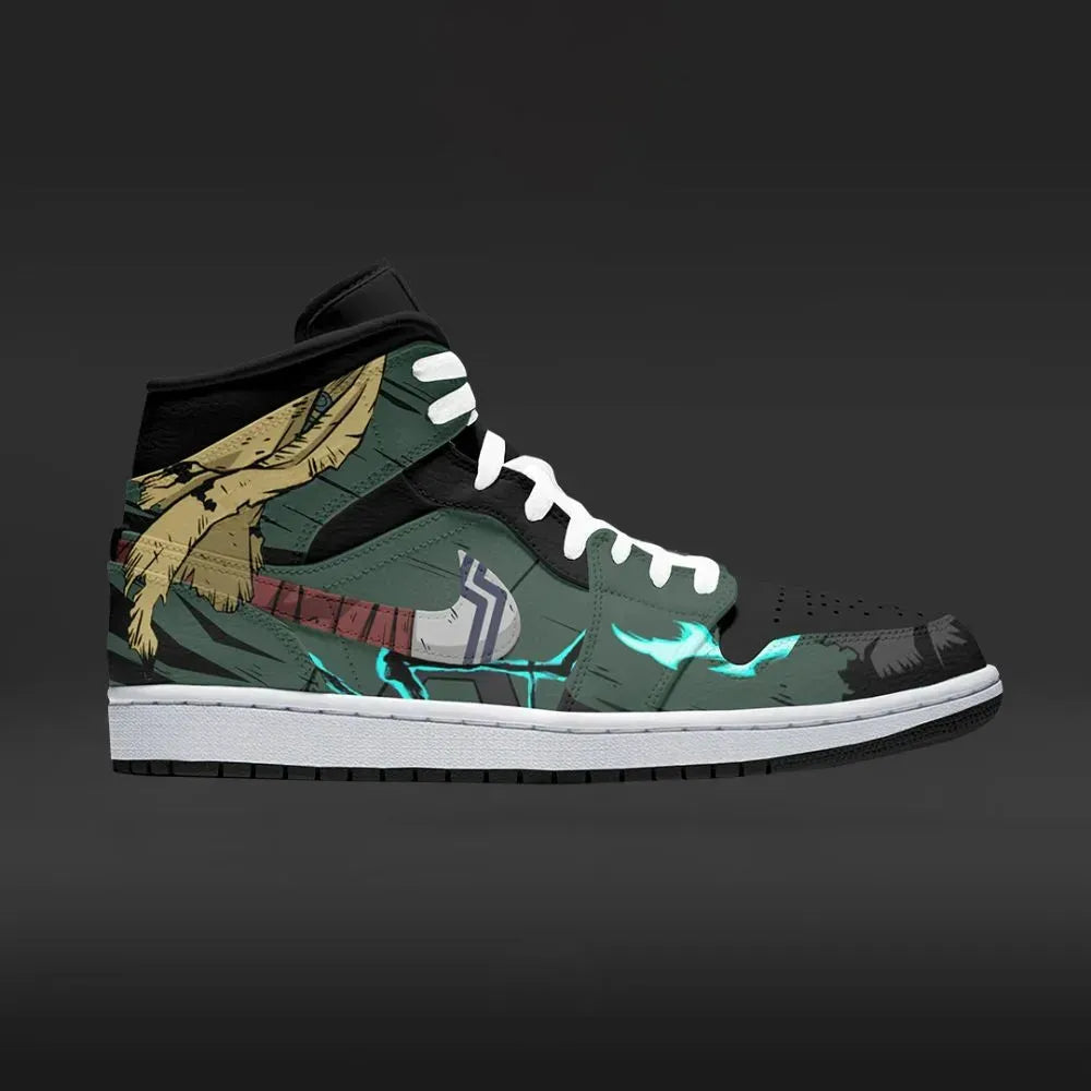 Dark Deku My Hero Academia Custom High Top Shoes
