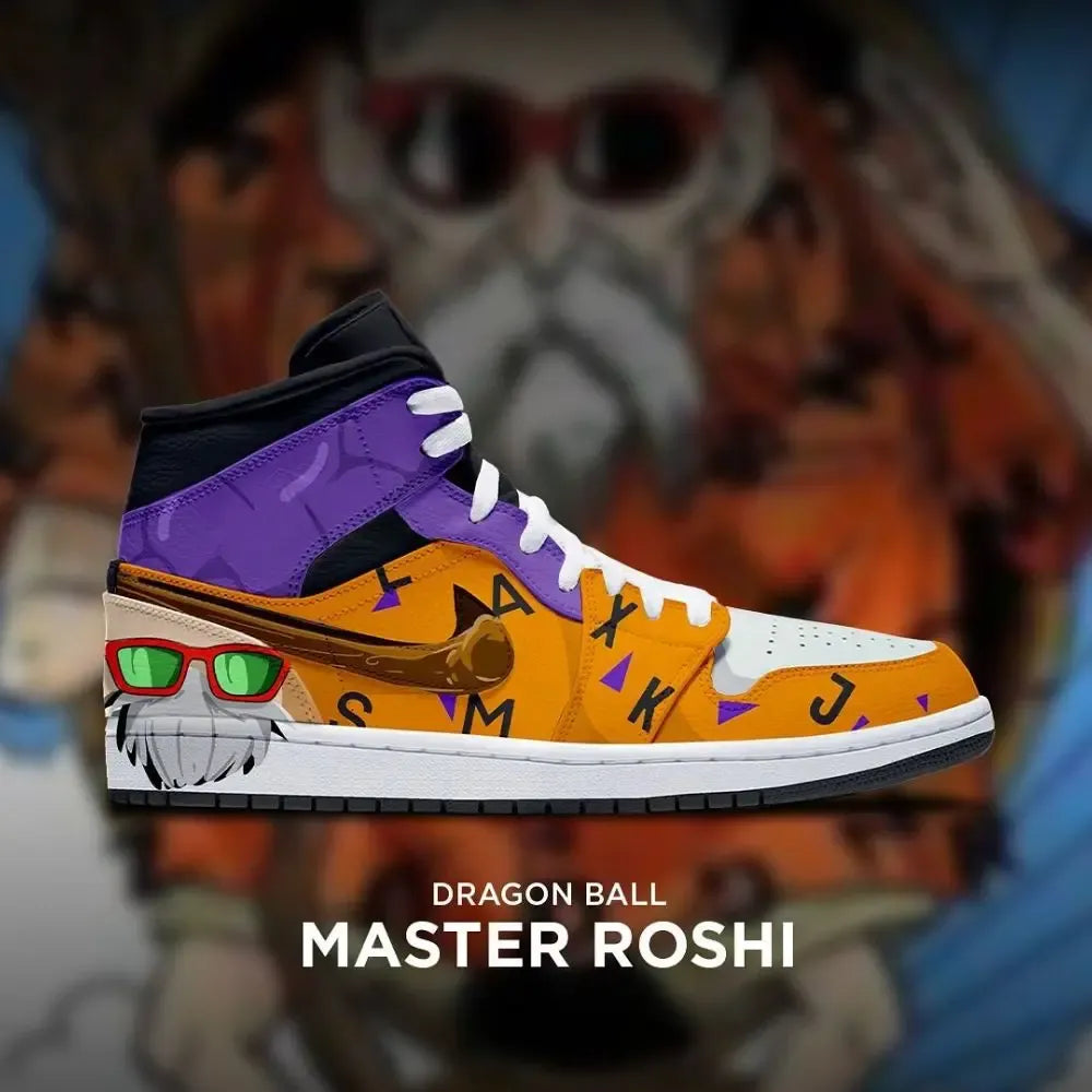 Master Roshi Dragon Ball Custom High Top Shoes