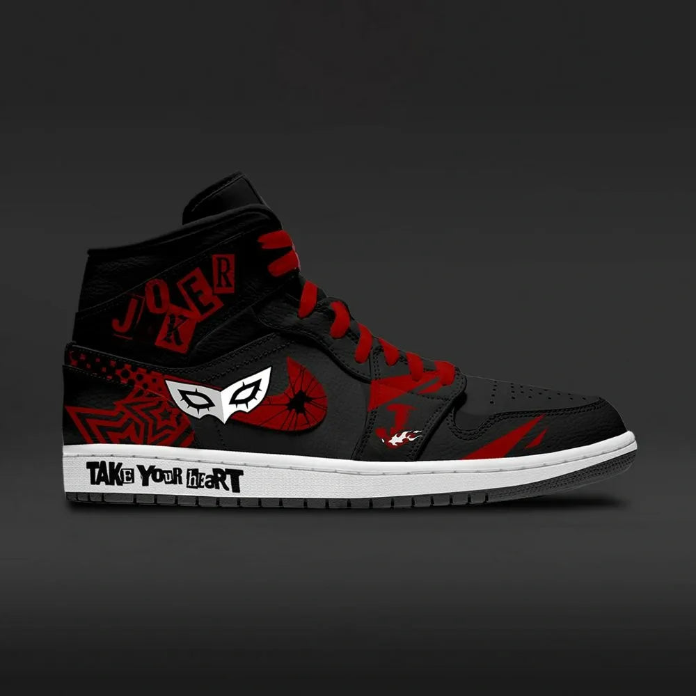 Joker V.2 Persona 5 Custom High Top Shoes
