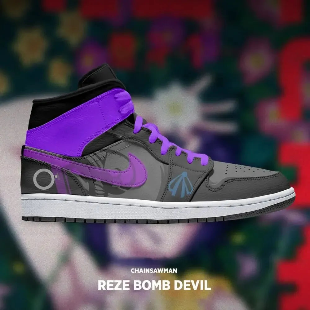 Reze Bomb Devil Chainsaw Man Limited High Top Shoes