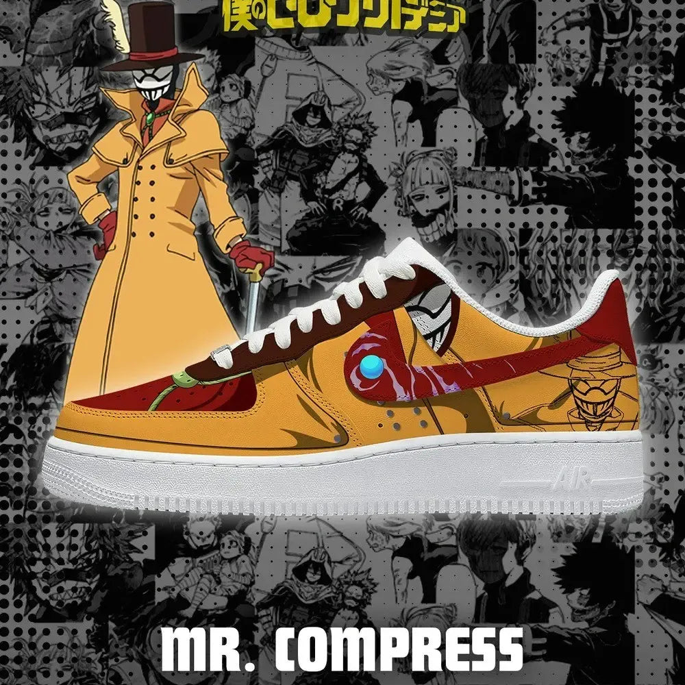 Mr. Compress My Hero Academia New Low Top Shoes