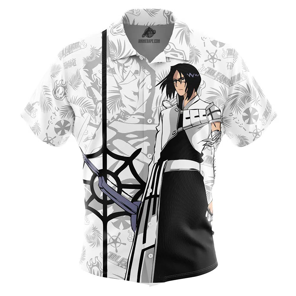 Uryū Ishida Quincy Bleach Button Up Hawaiian Shirt