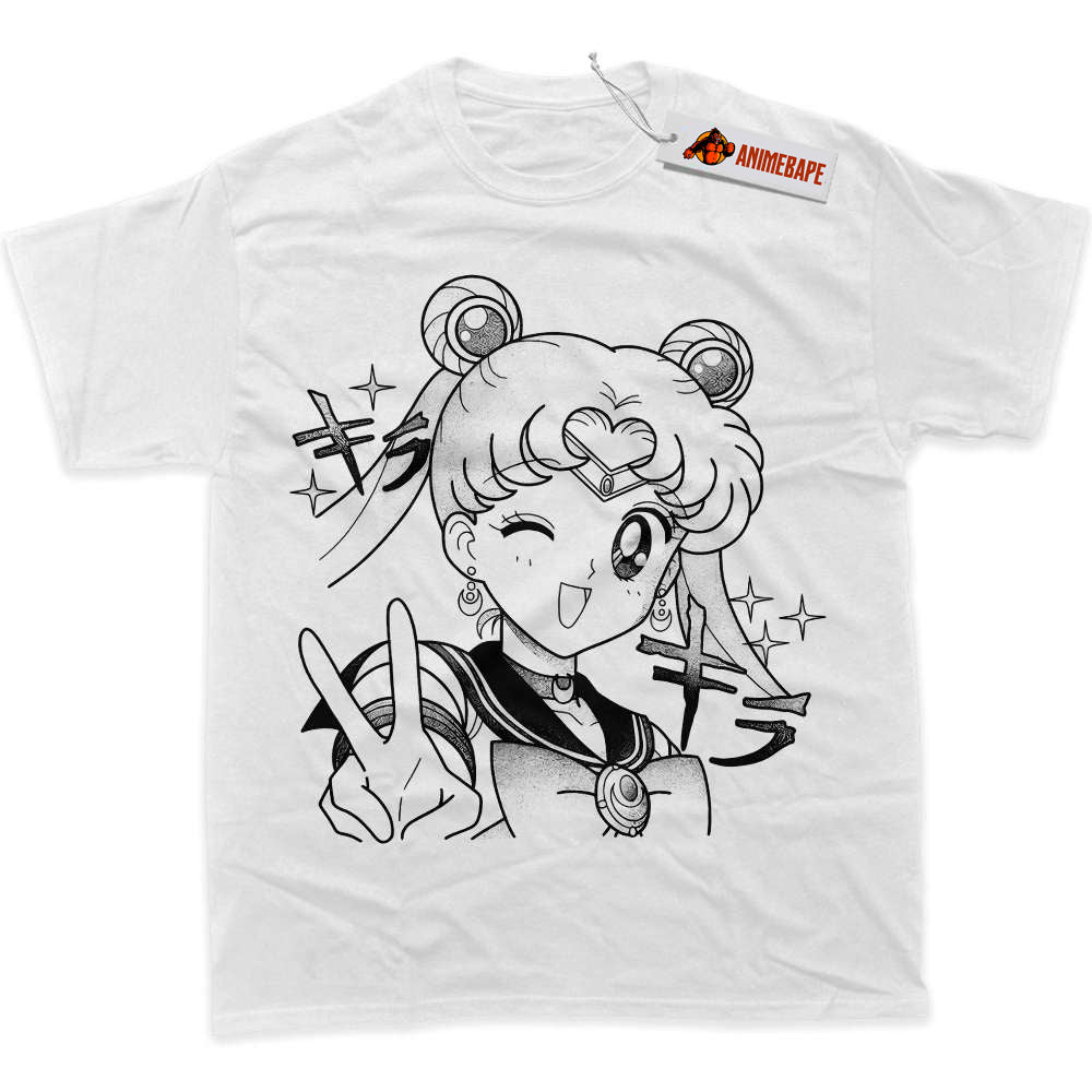 Sailor Moon Usagi Tsukino Graphic T-Shirt, Anime Shirt for Fans