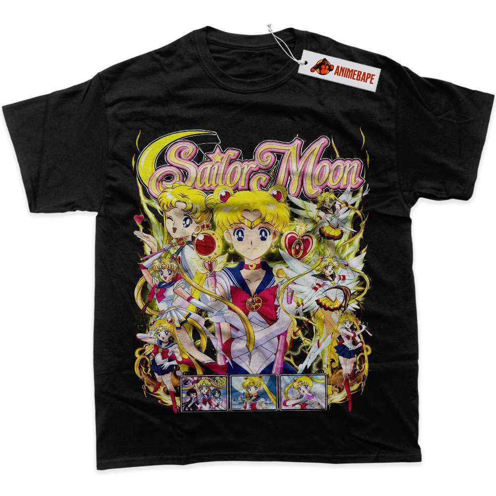 Sailor Moon Usagi Tsukino Graphic T-Shirt, Anime Shirt for Fans