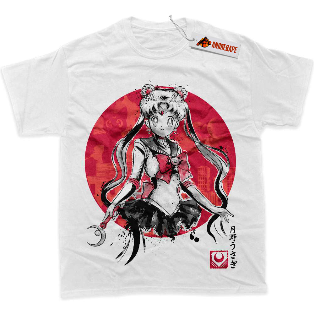Sailor Moon Usagi Tsukino Anime Graphic T-Shirt for Fans