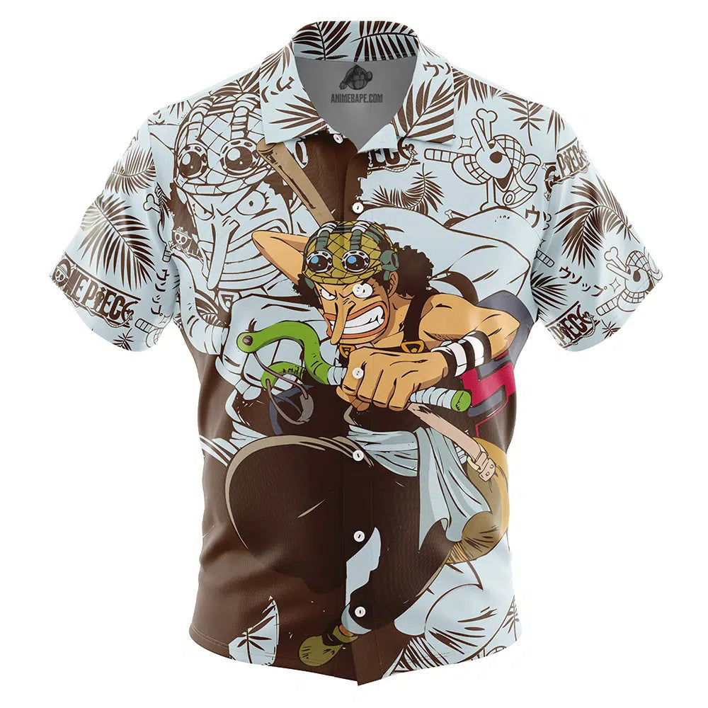 Usopp Aloha One Piece Button Up Hawaiian Shirt