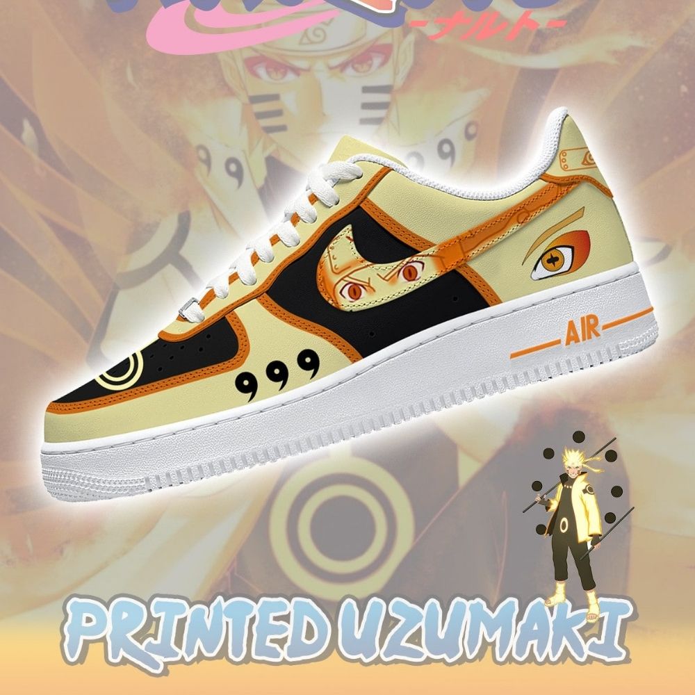 Uzumaki No.2 Naruto AF1 Shoes