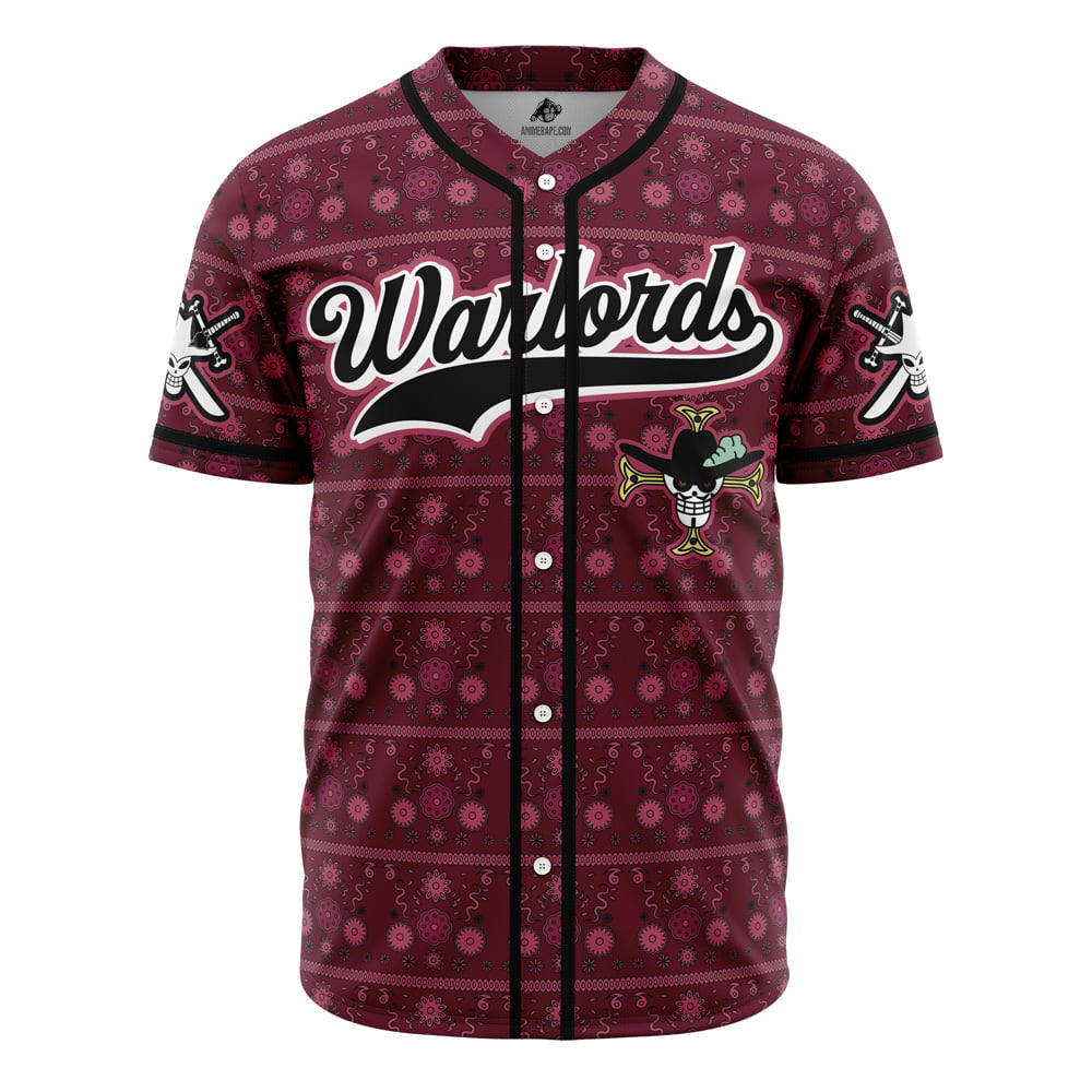 Warlords Mihawk One Piece Baseball Jersey