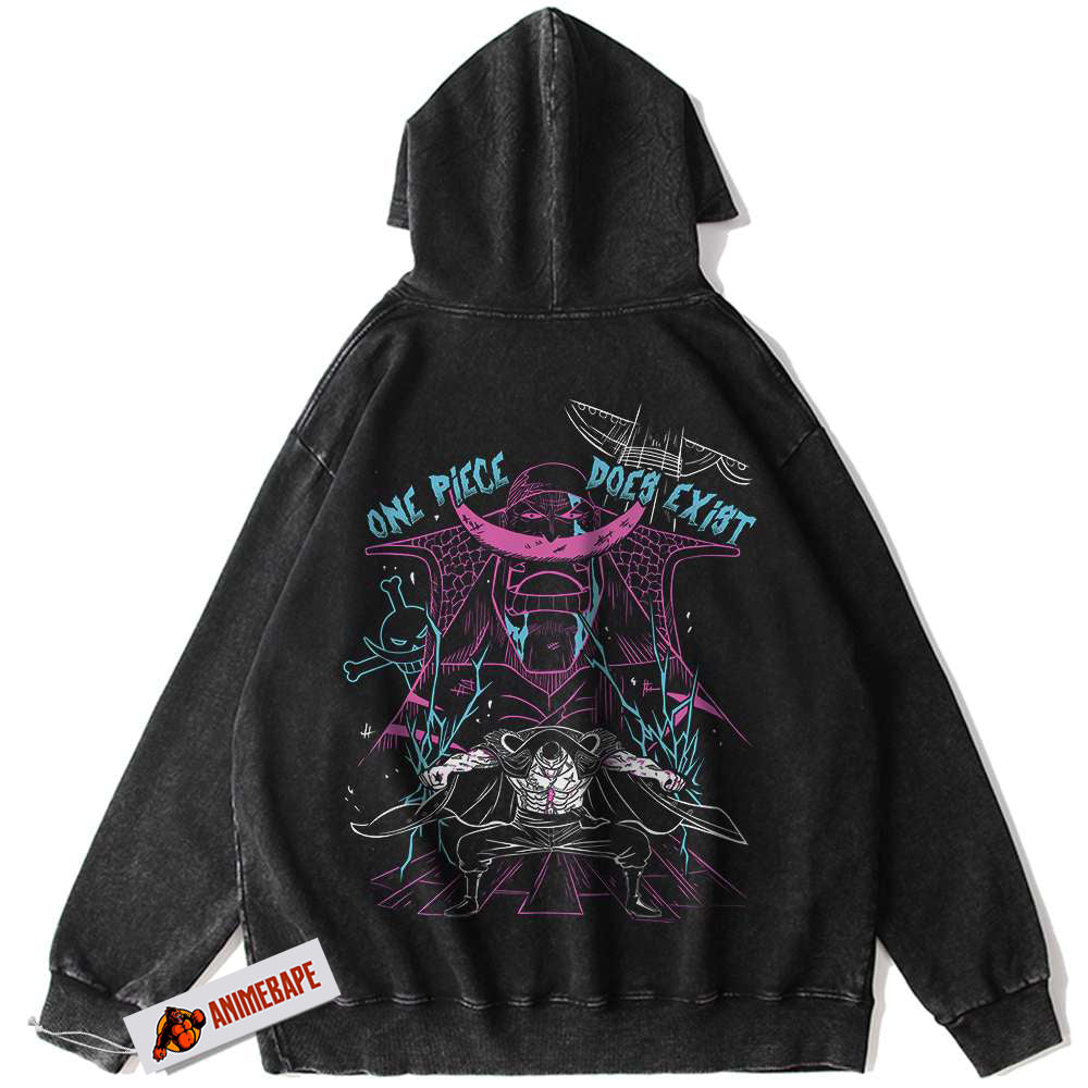One Piece Vintage Whitebeard Hoodie, Anime Hoodie for Fans