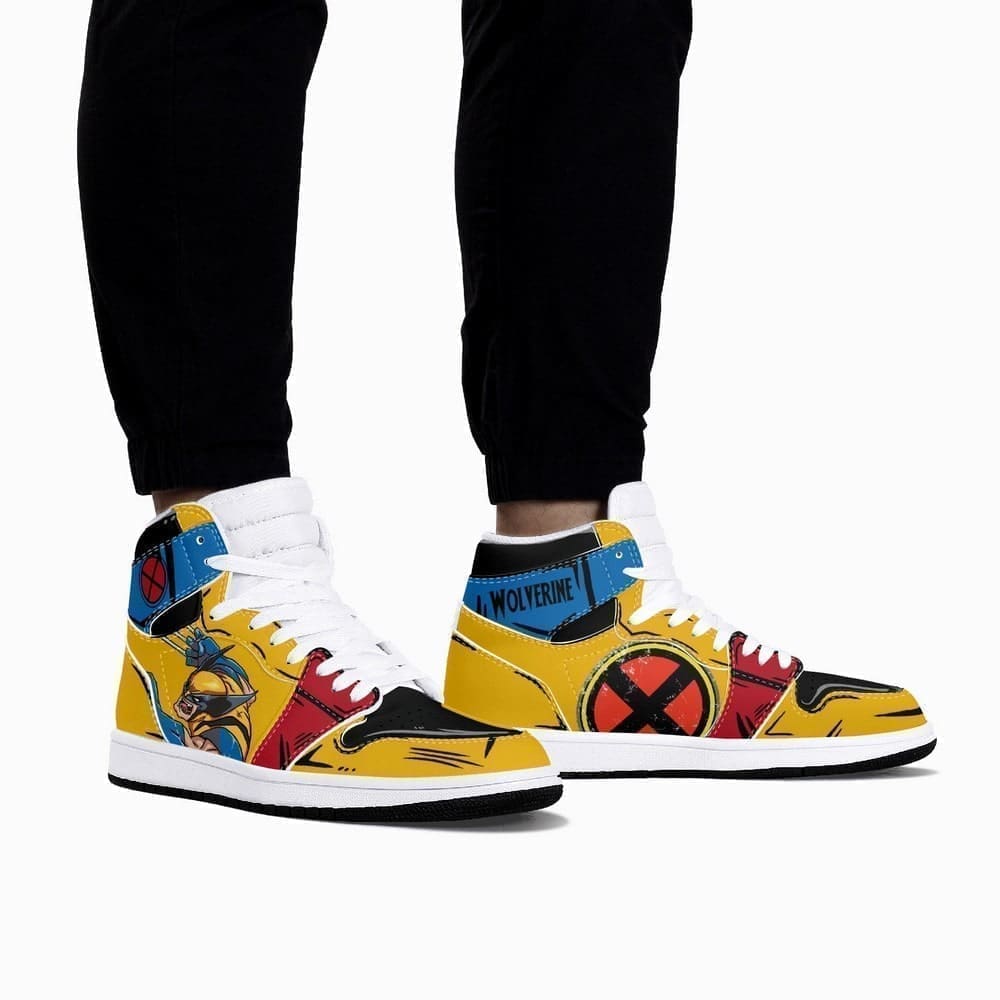 Wolverine Air Jordan 1 High Top Shoes