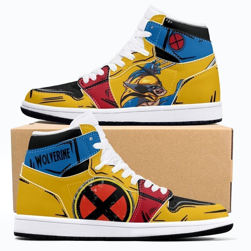 Wolverine Air Jordan 1 High Top Shoes