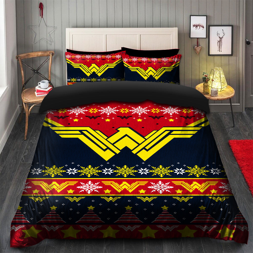 Wonder Woman 2 Duvet Cover Bedding Set with 2 Pillowcases