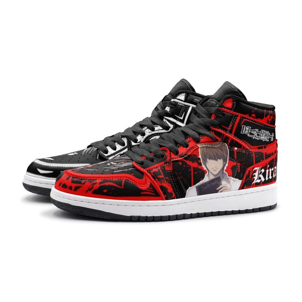 Yagami Light Kira And L Lawliet Desu Nōto J1 High Top Shoes
