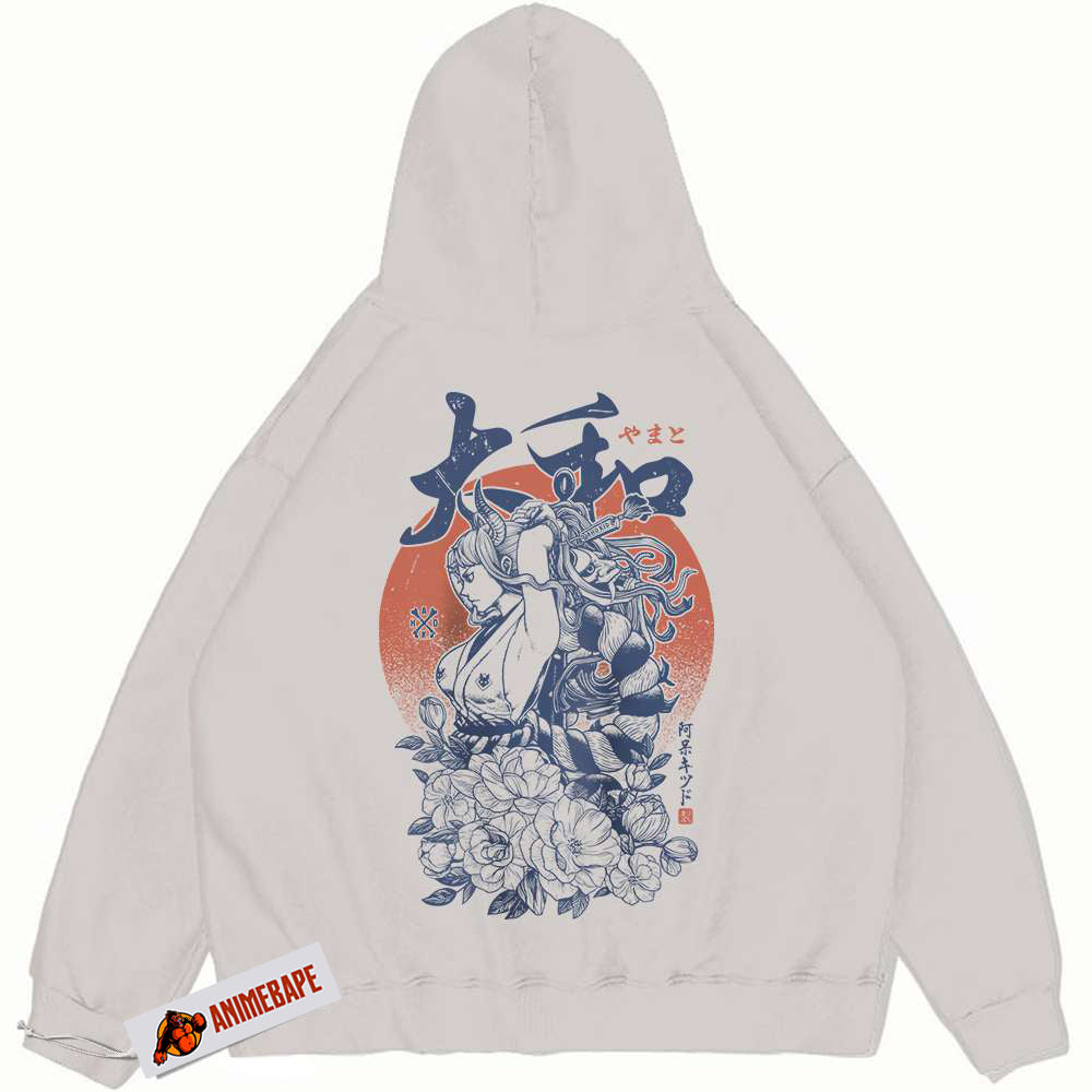 Yamato One Piece Vintage Anime Hoodie for Fans and Collectors