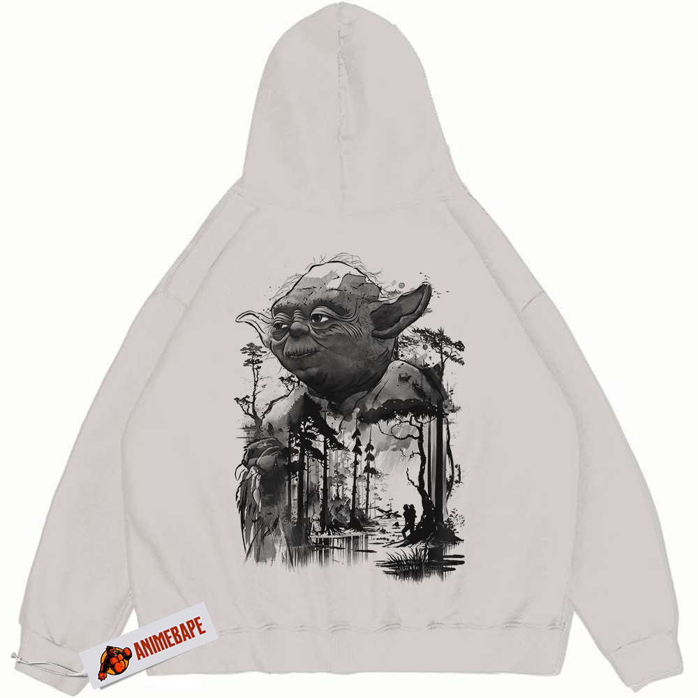 Vintage Star Wars Yoda Hoodie for Men and Women, Movie Apparel