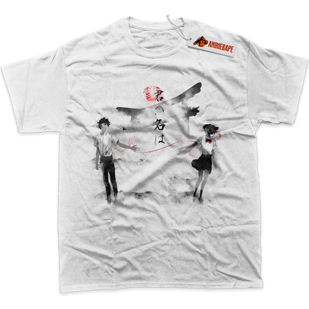 Custom Anime Graphic T-Shirt for Fans - Your Name Design