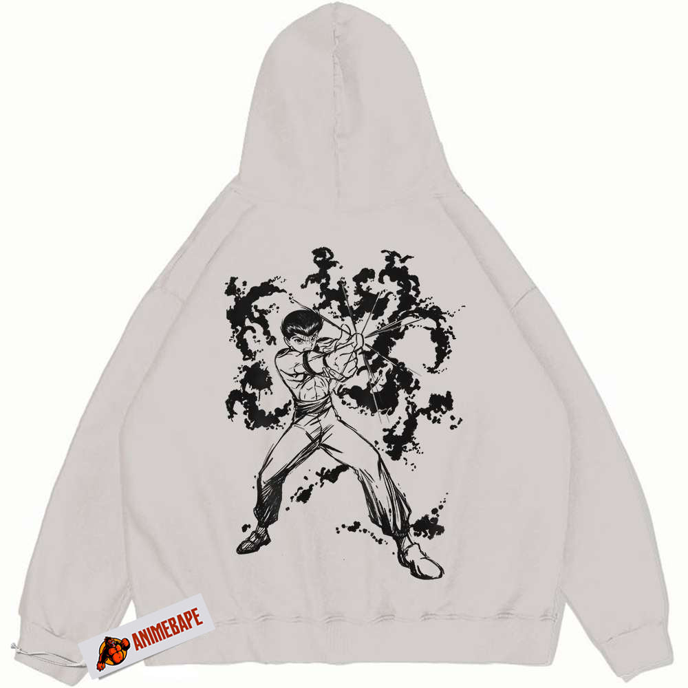 Yusuke Urameshi YuYu Hakusho Vintage Anime Hoodie Yusuke