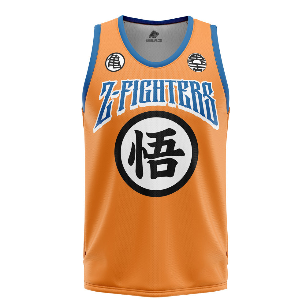 Z-Fighters Goku DBZ Basketball Jersey