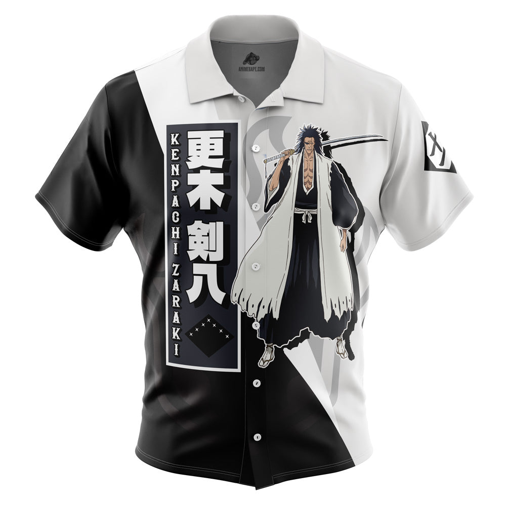 Zaraki Kenpachi TYBWA Bleach Button Up Hawaiian Shirt