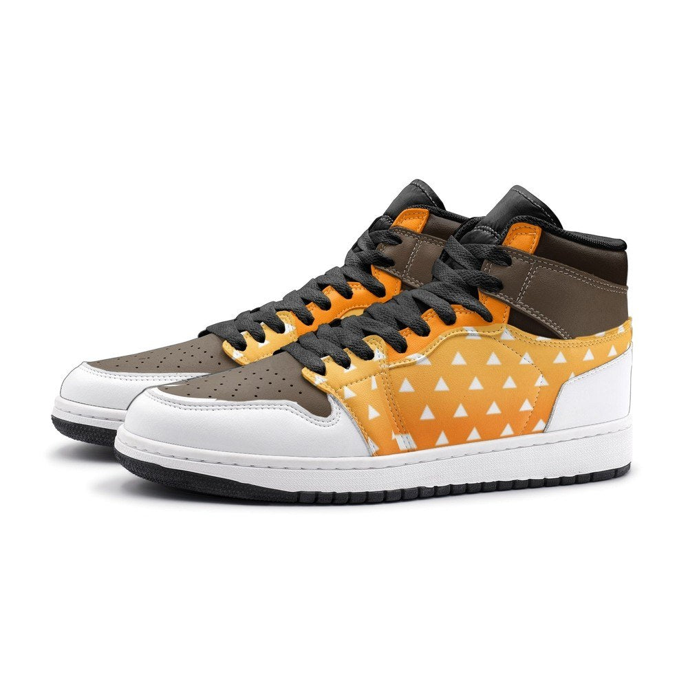 Zenitsu Agatsuma Demon Slayer J1 High Top Shoes