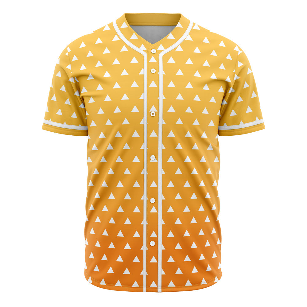 Zenitsu Agatsuma Demon Slayer Baseball Jersey