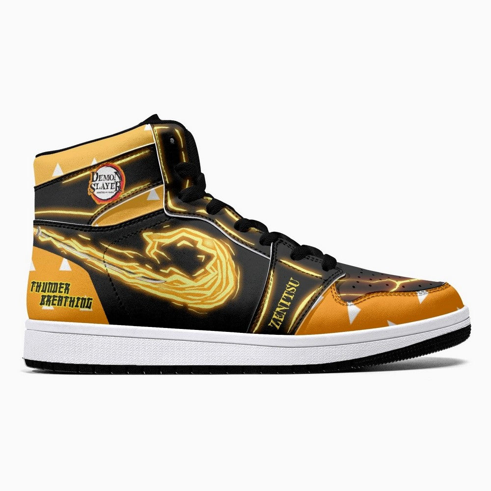 Zenitsu Agatsuma Demon Slayer JD1 High Top Shoes