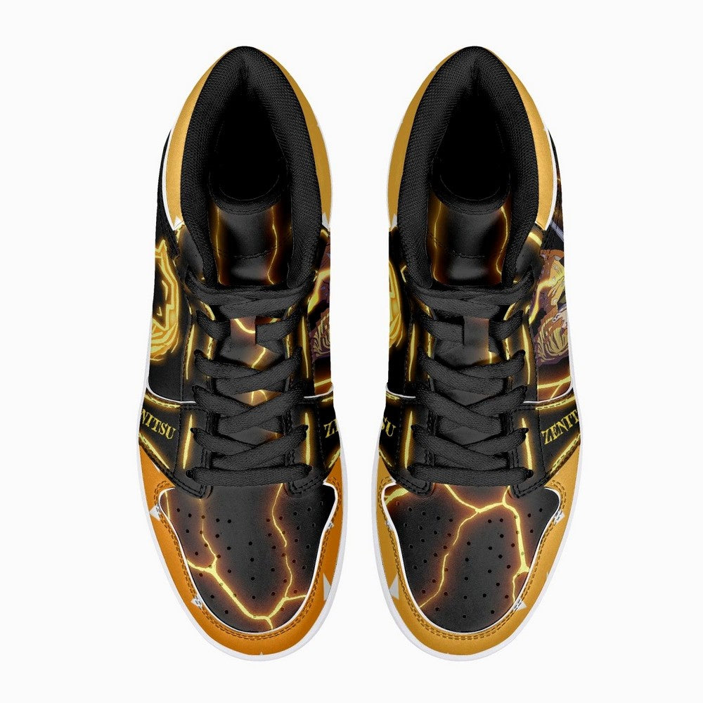 Zenitsu Agatsuma Demon Slayer JD1 High Top Shoes