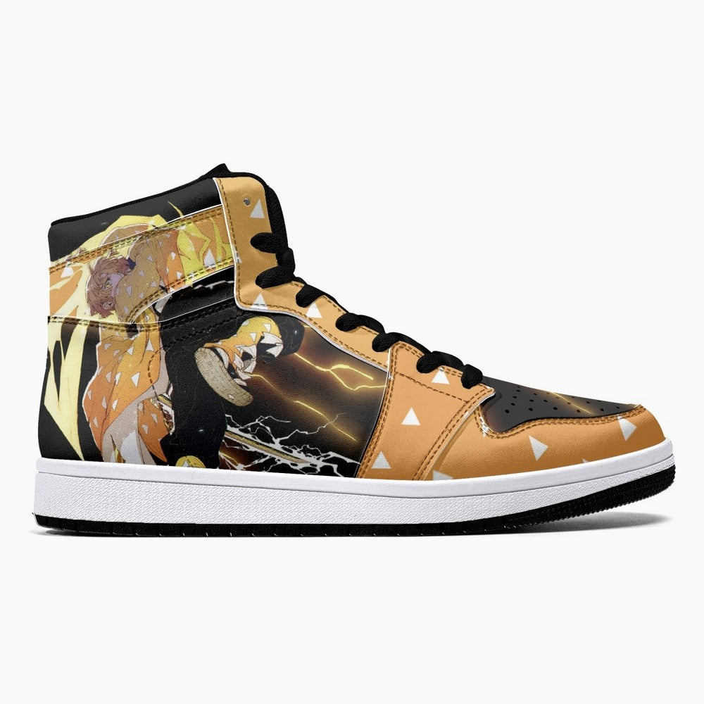 Zenitsu Thunder Breathing Demon Slayer JD1 High Top Shoes