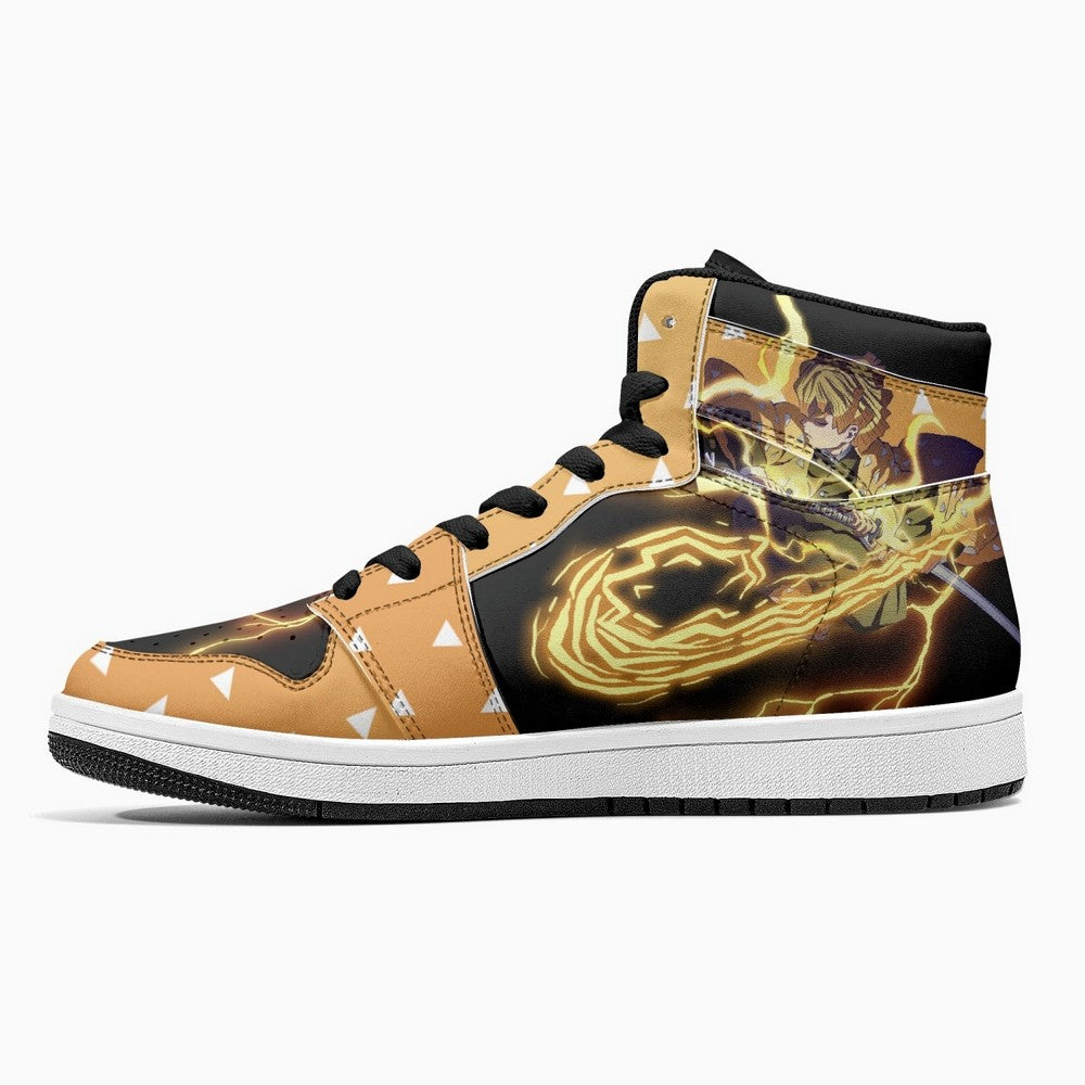Zenitsu Thunder Breathing Demon Slayer JD1 High Top Shoes