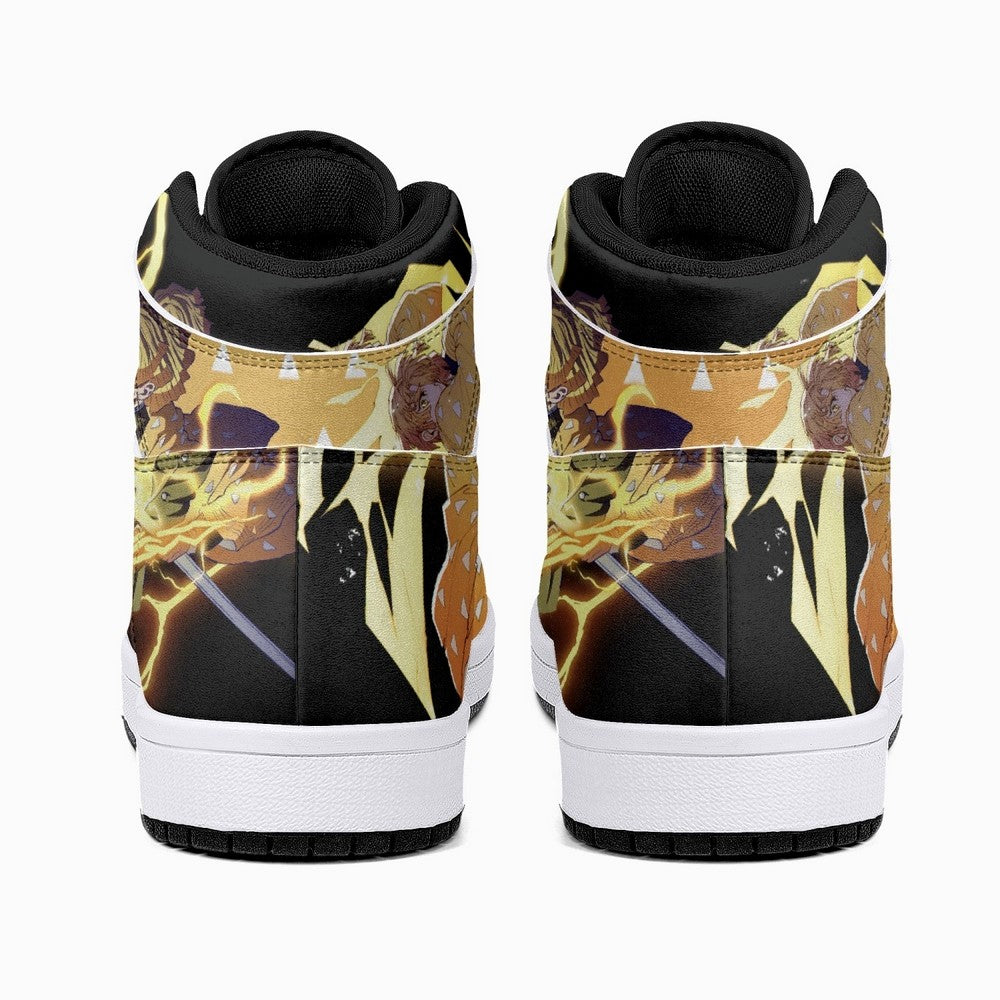 Zenitsu Thunder Breathing Demon Slayer JD1 High Top Shoes