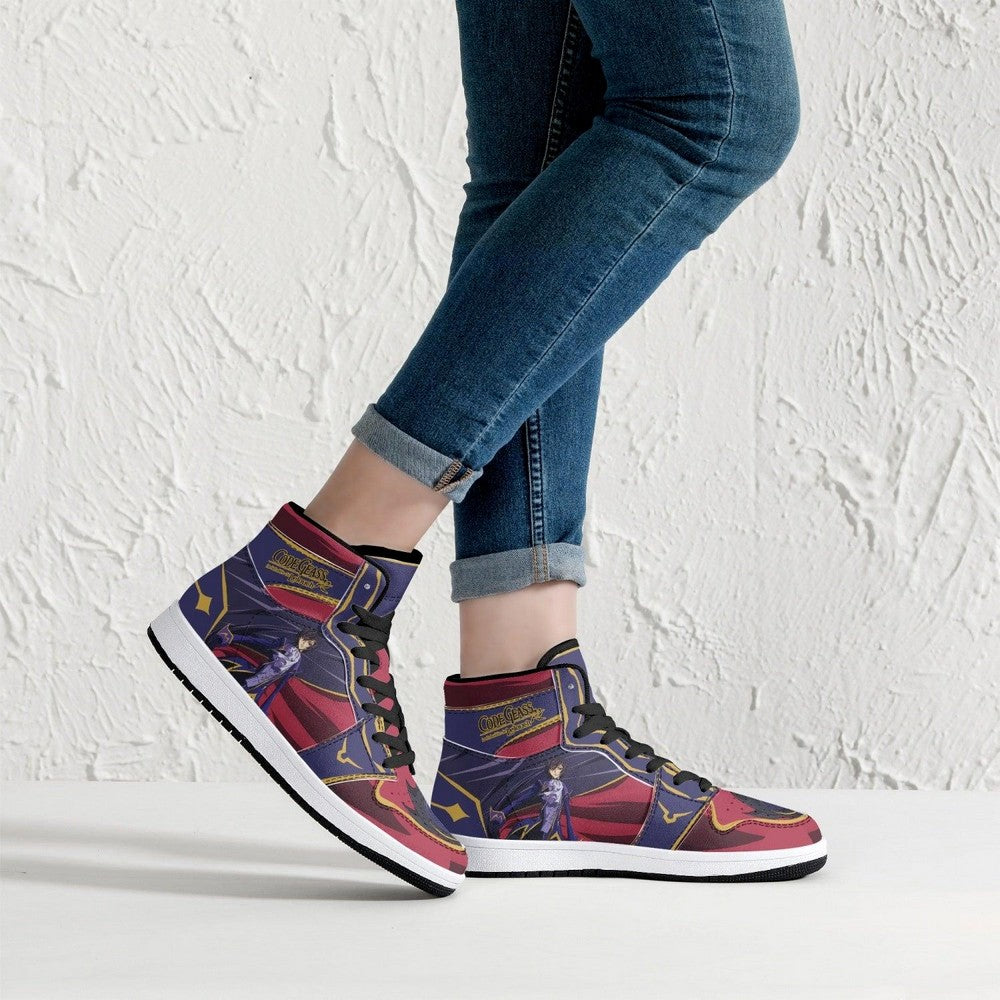 Zero Lelouch Lamperouge Kōdo Giasu JD1 High Top Shoes