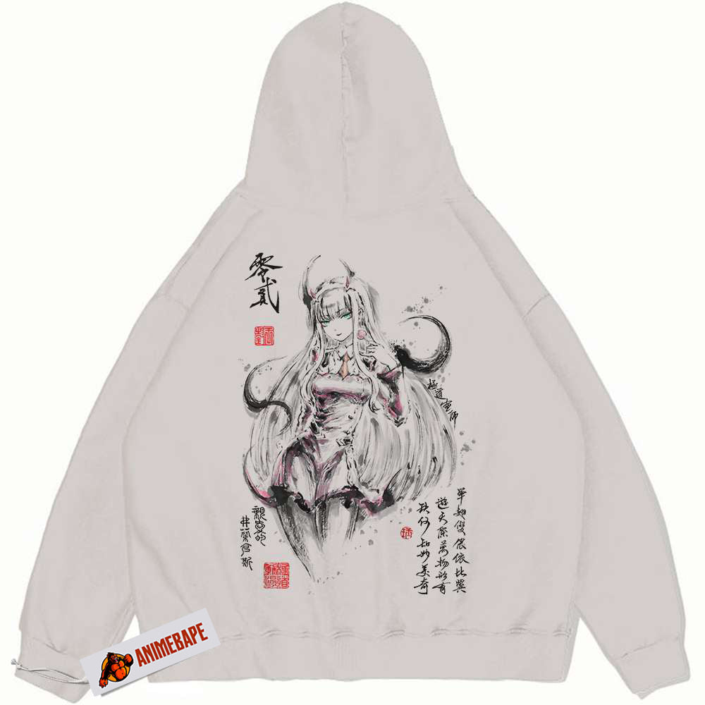 Darling in the Franxx Zero Two Vintage Anime Hoodie