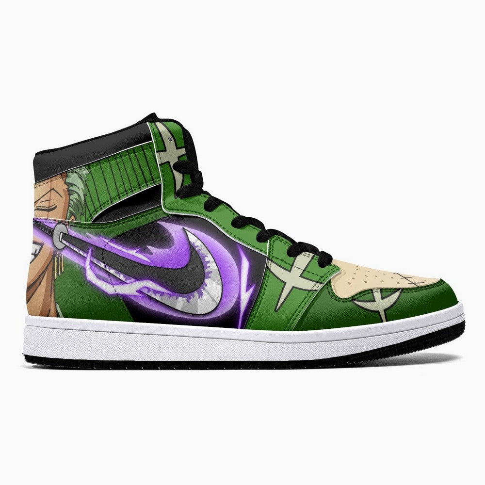 Zoro and Luffy One Piece JD1 High Top Shoes