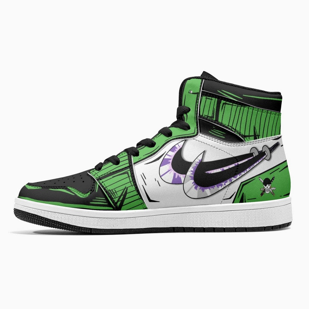 Zoro Roronoa One Piece JD1 High Top Shoes