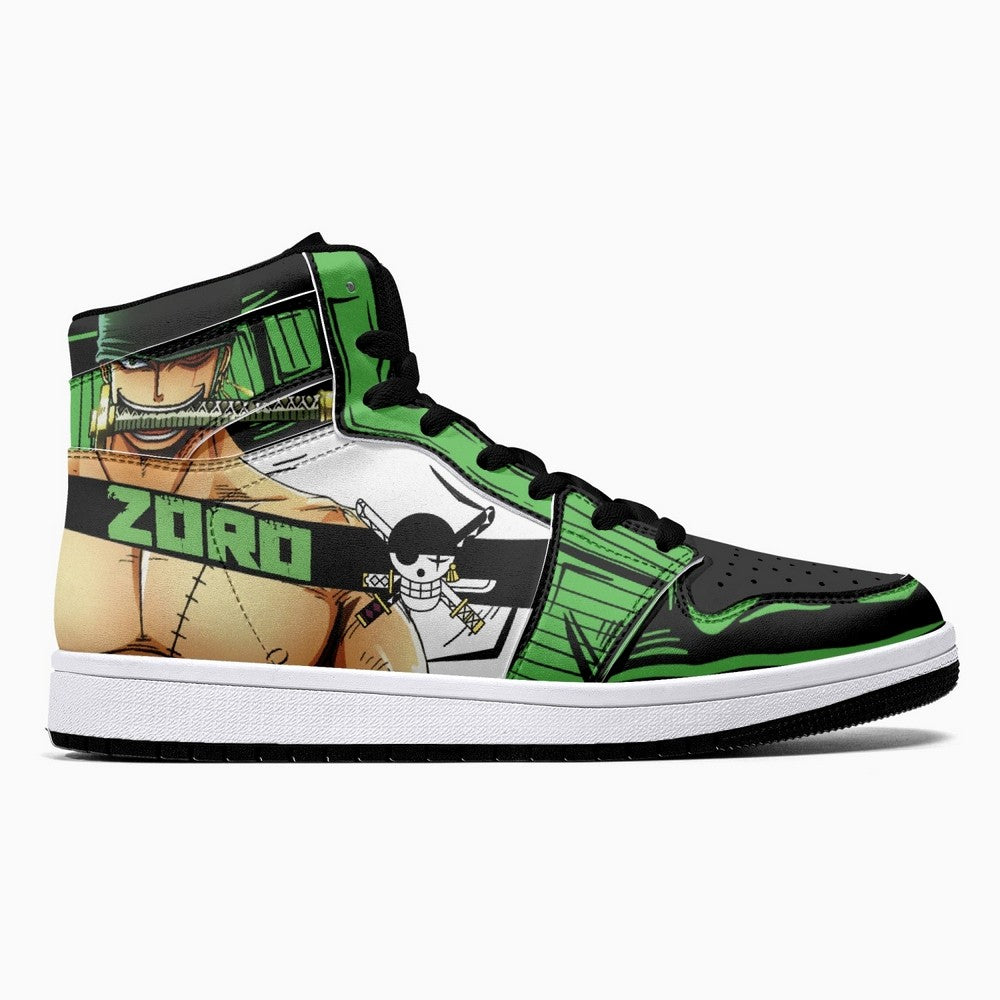 Zoro Roronoa One Piece JD1 High Top Shoes