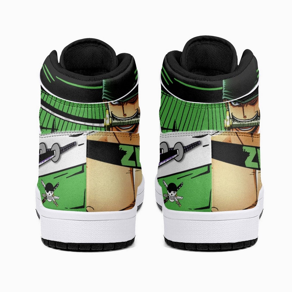 Zoro Roronoa One Piece JD1 High Top Shoes