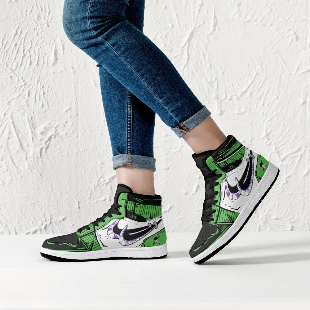 Zoro Roronoa One Piece JD1 High Top Shoes