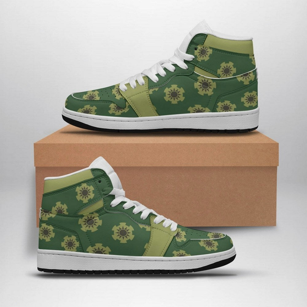Zoro Wano Pattern One Piece AJ1 Shoes