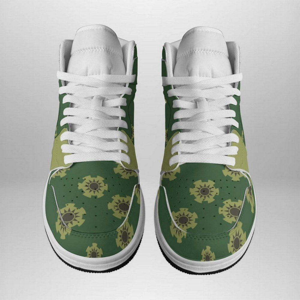 Zoro Wano Pattern One Piece AJ1 Shoes
