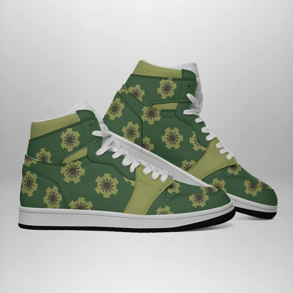 Zoro Wano Pattern One Piece AJ1 Shoes