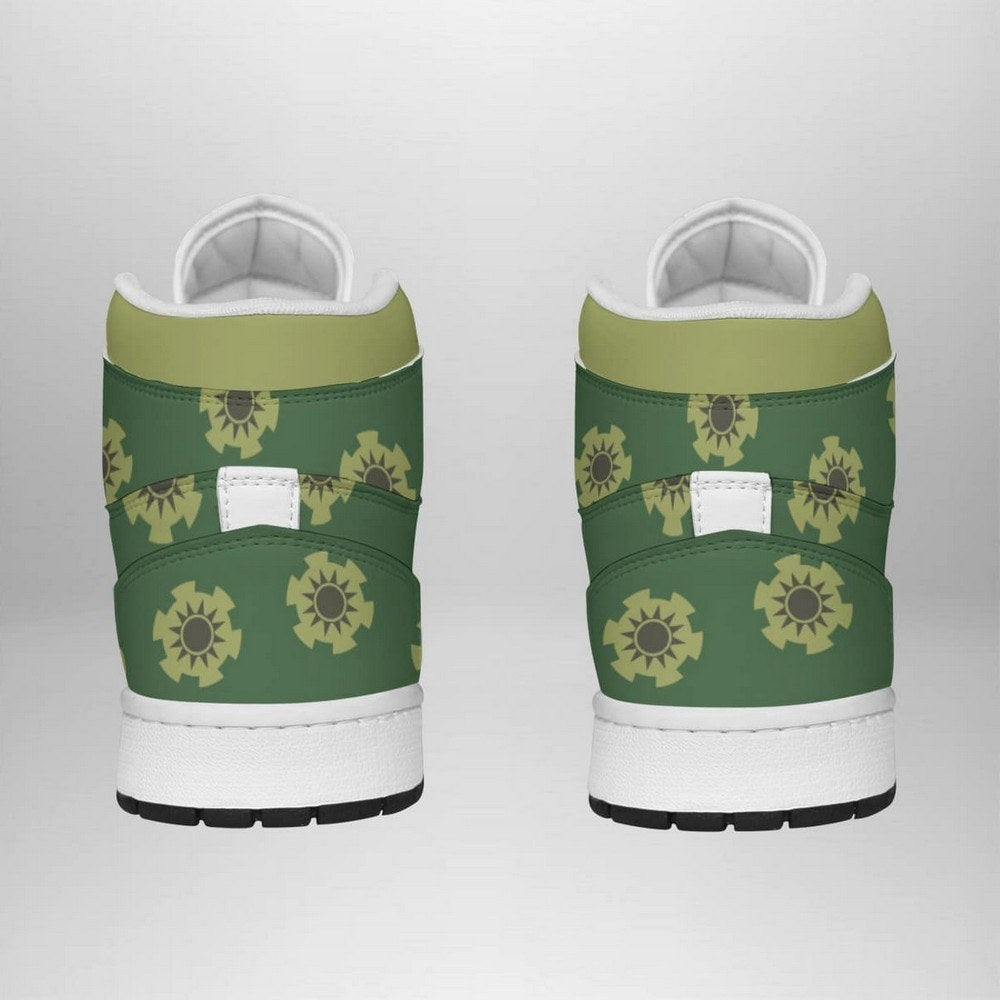 Zoro Wano Pattern One Piece AJ1 Shoes